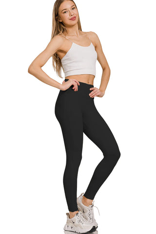 DB - Soft Solid Leggings - Black