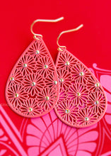 Load image into Gallery viewer, Athena Floral Laser Cut Teardrops - 4 Colors - FINAL SALE
