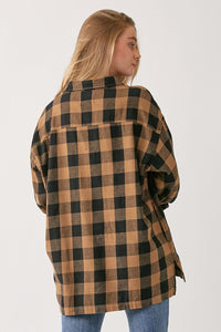 Landry Plaid Flannel Button Up Shirt - FINAL SALE