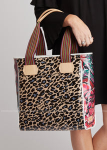 Classic Tote, Mel Blue Jag by Consuela