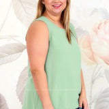 Penny Tank - Mint - PLUS ONLY* LAST ONES FINAL SALE *