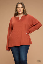 Load image into Gallery viewer, Fall Highlight Waffle Knit Top - FINAL SALE
