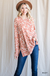 Free to Be Leopard Top - 2 Colors  - FINAL SALE CLEARANCE