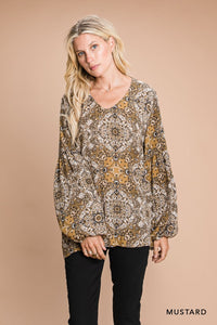 Susie Top - 2 Colors  - FINAL SALE