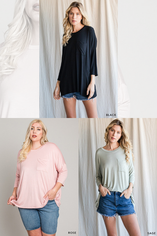 Dahlia Top - 3 Colors - FINAL SALE