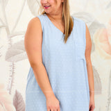 Francine Tank - Blue  - LAST ONES FINAL SALE