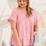 Kenna Top - Rose - LAST ONES FINAL SALE