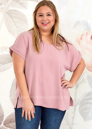 Martha Top - Mauve - FINAL SALE