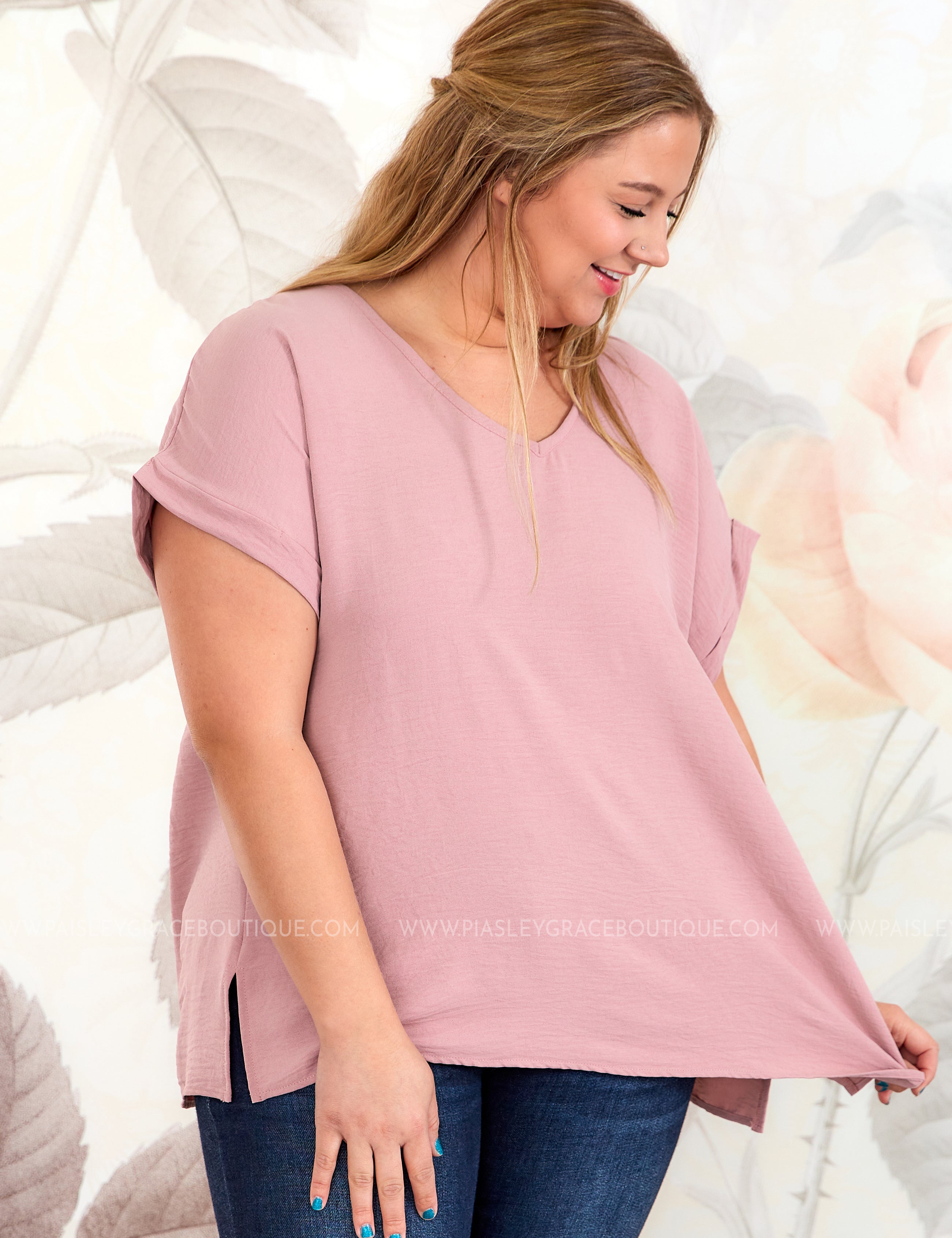 Martha Top - Mauve* LAST ONES FINAL SALE *