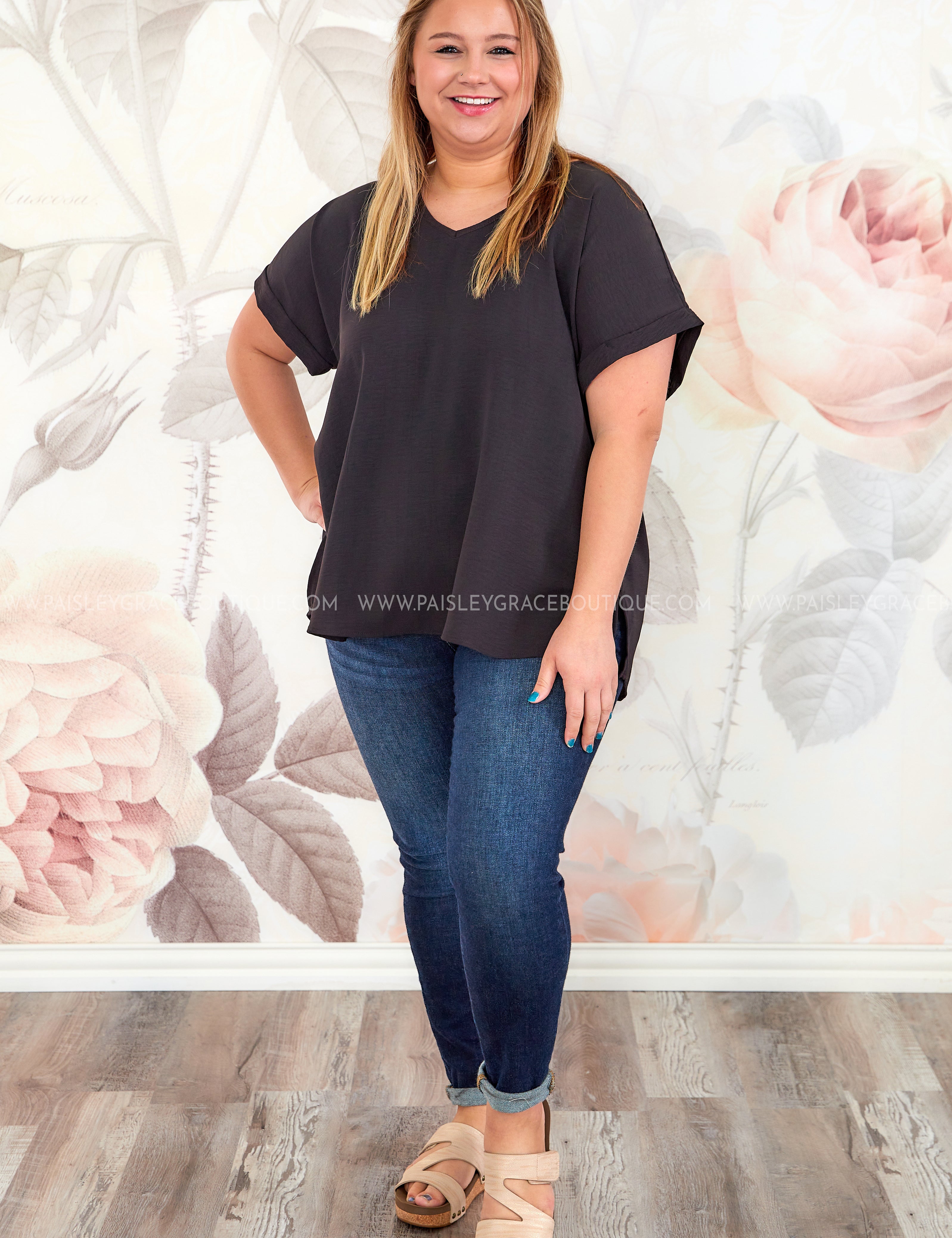Martha Top - Black* LAST ONES FINAL SALE *