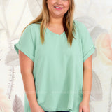 Martha Top - Mint - LAST ONES FINAL SALE