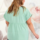 Martha Top - Mint - LAST ONES FINAL SALE
