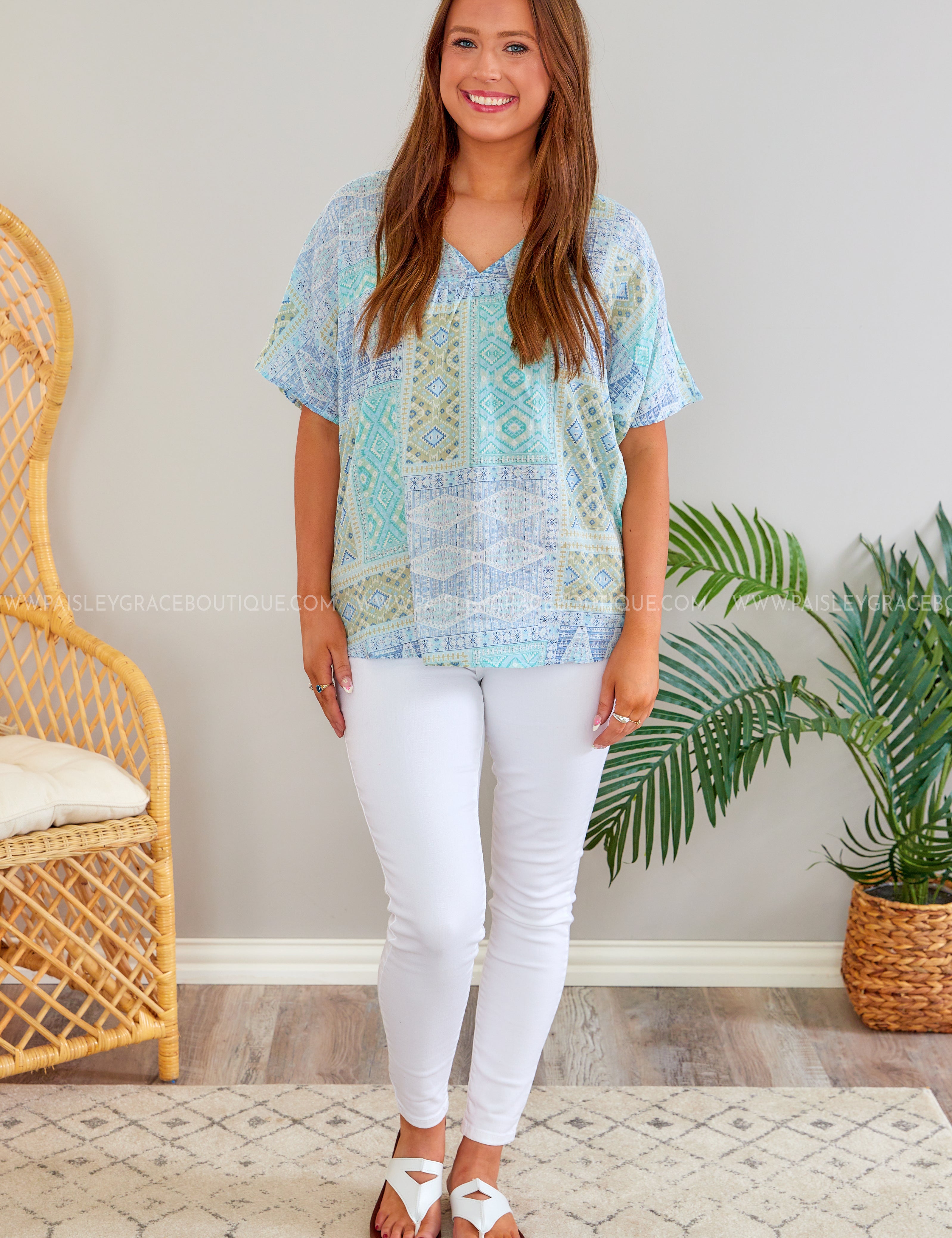 Postcards from You Top - SUMMER STEAL LAST ONES FINAL SALE