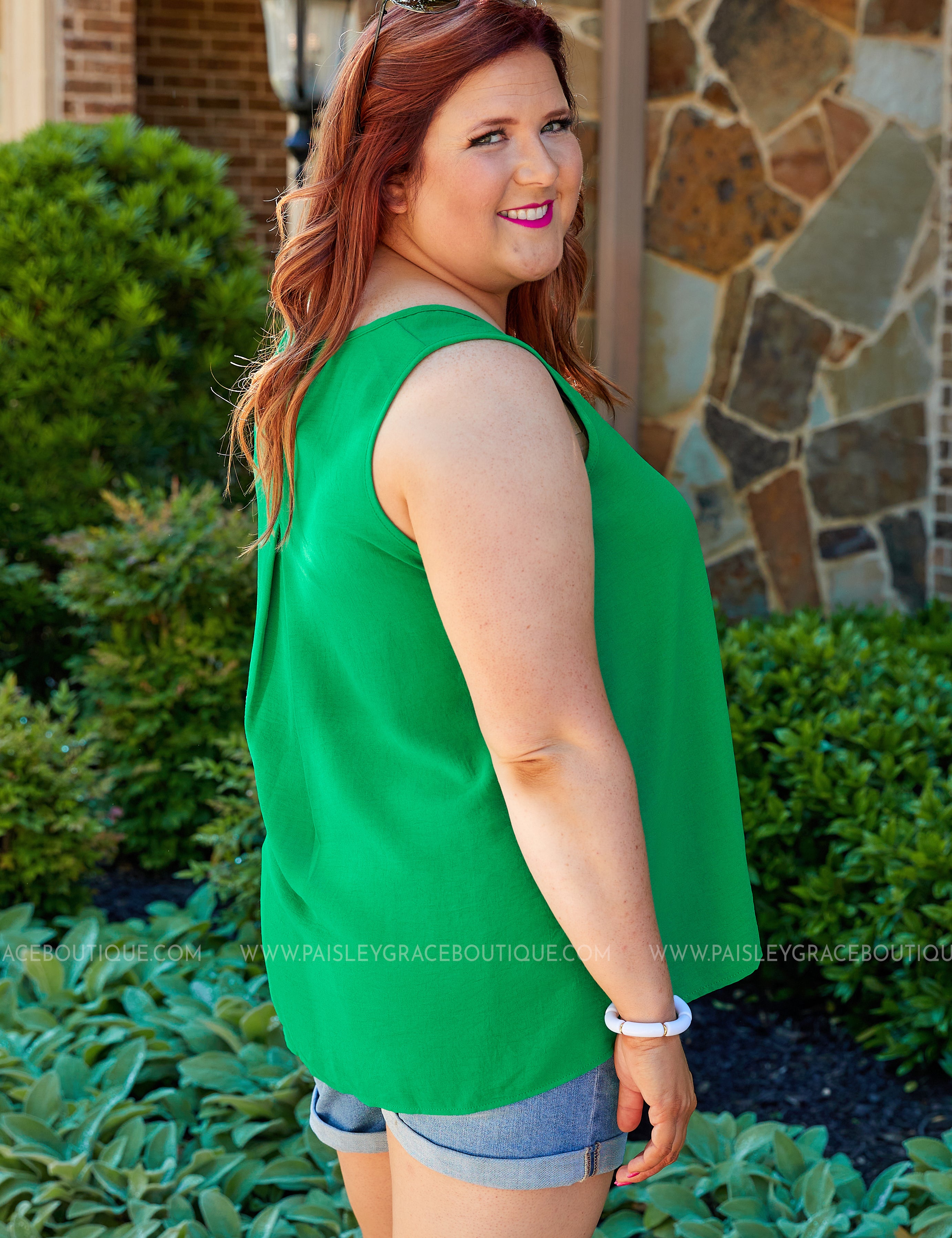 Drift Away Top - Green* LAST ONES FINAL SALE *