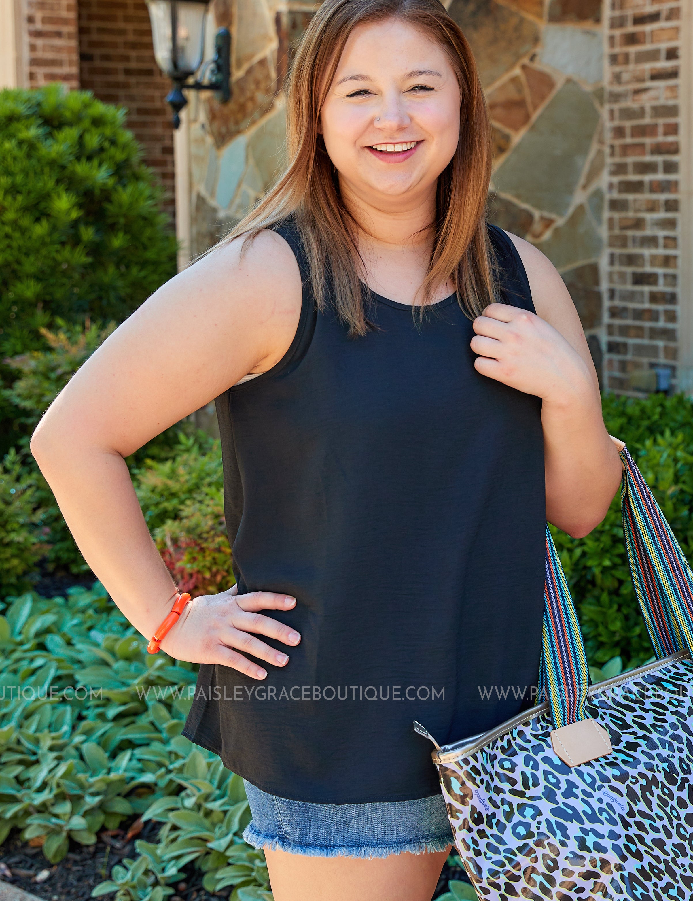 Drift Away Top - Black* LAST ONES FINAL SALE *