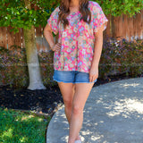 Petals in the Tea Room Top - LAST ONES FINAL SALE