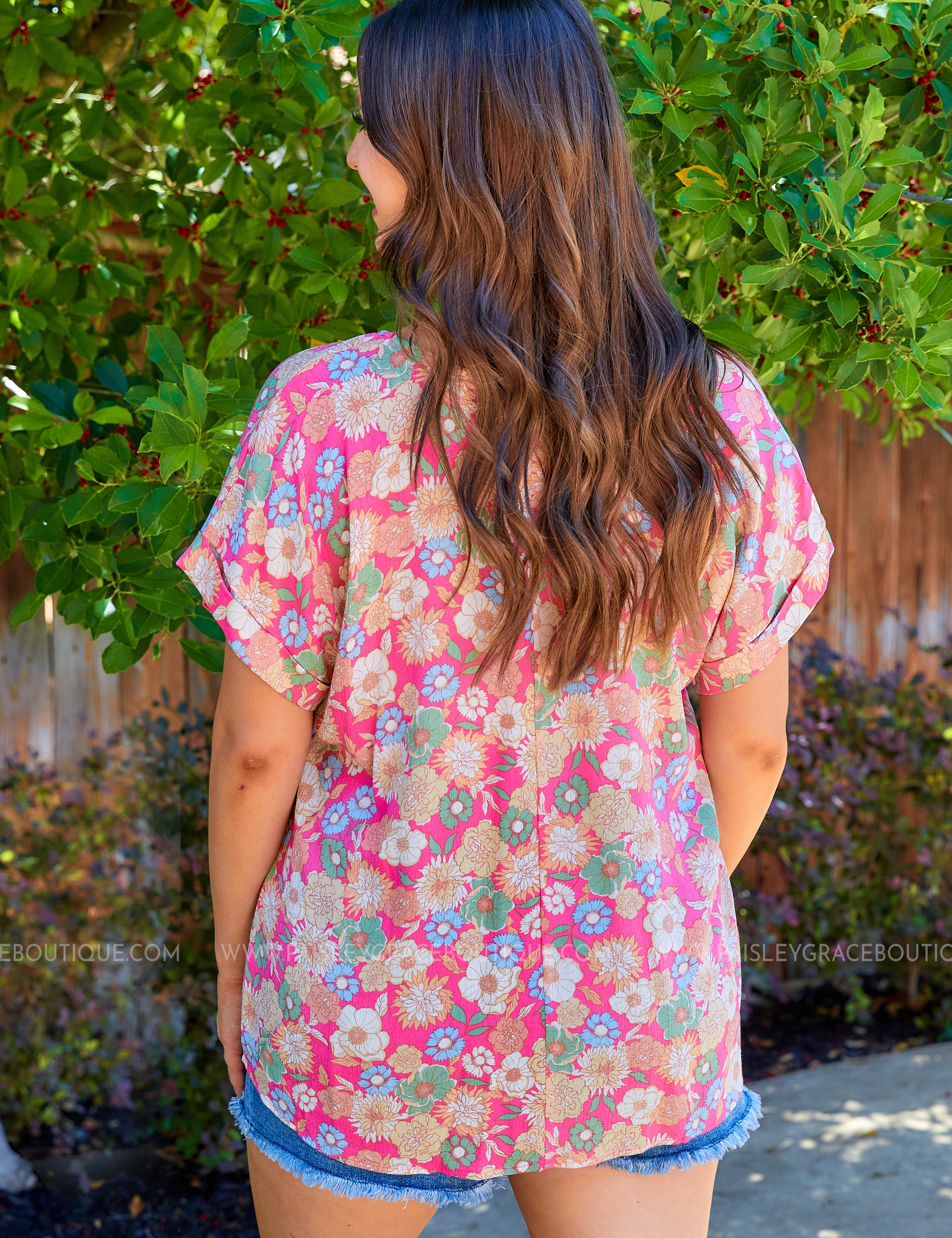 Petals in the Tea Room Top - LAST ONES FINAL SALE