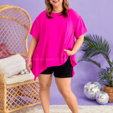 Devoted Darling Top - Fuchsia - LAST ONES FINAL SALE