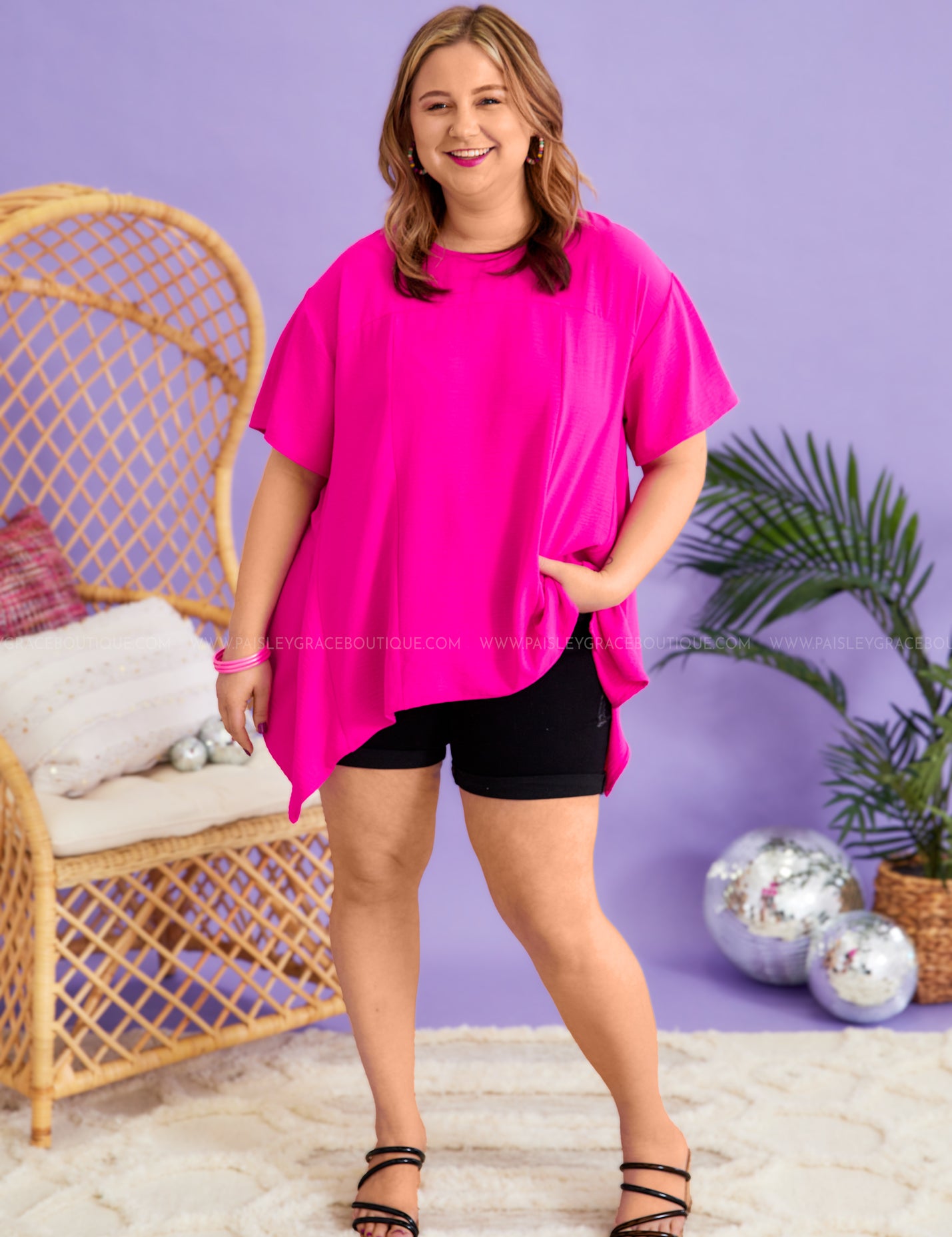 Devoted Darling Top - Fuchsia - LAST ONES FINAL SALE