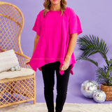 Devoted Darling Top - Fuchsia - LAST ONES FINAL SALE