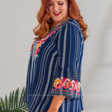 Best Moves Embroidered Top - LAST ONES FINAL SALE