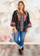 Load image into Gallery viewer, Searching for Joy Embroidered Top - FINAL SALE CLEARANCE
