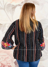 Load image into Gallery viewer, Searching for Joy Embroidered Top - FINAL SALE CLEARANCE
