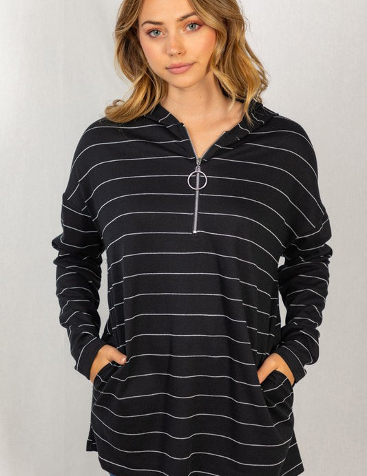 Calle Zipper Top - 2 Colors* LAST ONES FINAL SALE *