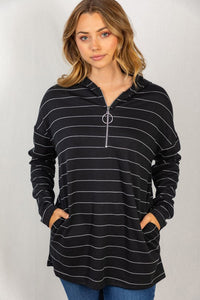 Calle Zipper Top - 2 Colors  - FINAL SALE CLEARANCE