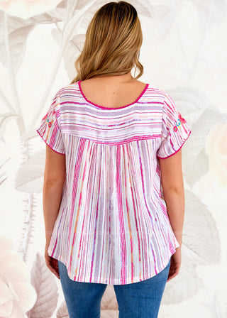 Before You Leave Embroidered Top* FINAL SALE *