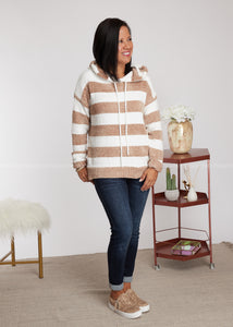 Be Yourself Hoodie-CHESTNUT - FINAL SALE CLEARANCE