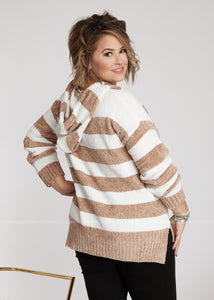Be Yourself Hoodie-CHESTNUT - FINAL SALE CLEARANCE