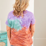 Everyday Tee- RUST TIE-DYE* LAST ONES FINAL SALE *
