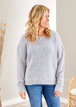 Load image into Gallery viewer, Soft Spot Sweater-GREY- FINAL SALE
