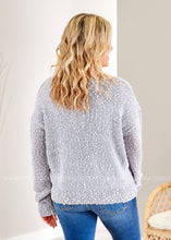 Load image into Gallery viewer, Soft Spot Sweater-GREY- FINAL SALE
