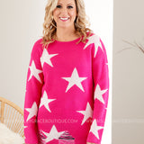 Shooting Stars Sweater- STEAL - LAST ONES FINAL SALE