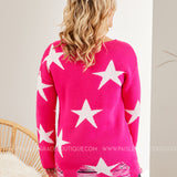 Shooting Stars Sweater- STEAL - LAST ONES FINAL SALE
