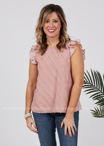 Lilly Top-DUSTY PINK - FINAL SALE CLEARANCE