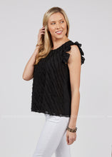 Load image into Gallery viewer, Lilly Top-BLACK - FINAL SALE CLEARANCE
