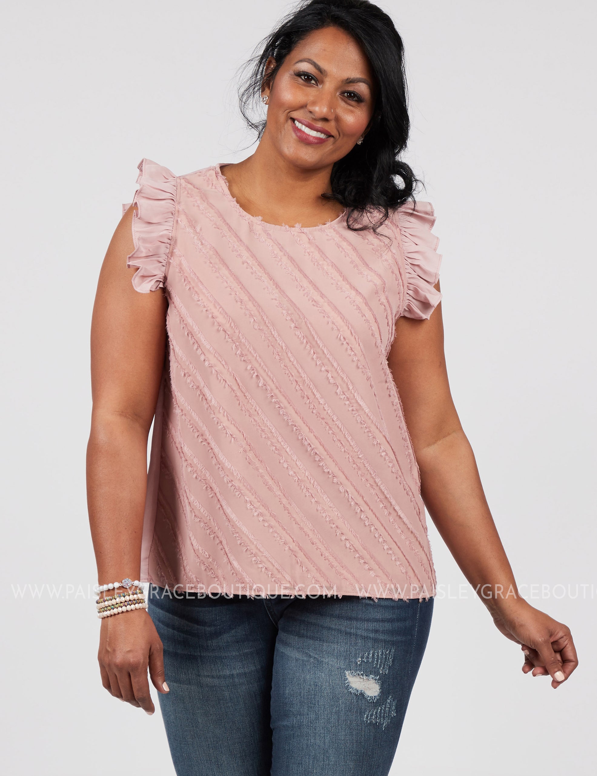 Lilly Top-DUSTY PINK - LAST ONES FINAL SALE
