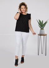 Load image into Gallery viewer, Lilly Top-BLACK - FINAL SALE CLEARANCE

