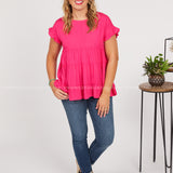 Alana Top - HOT PINK* LAST ONES FINAL SALE *
