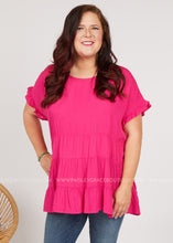 Load image into Gallery viewer, Alana Top - HOT PINK  - FINAL SALE
