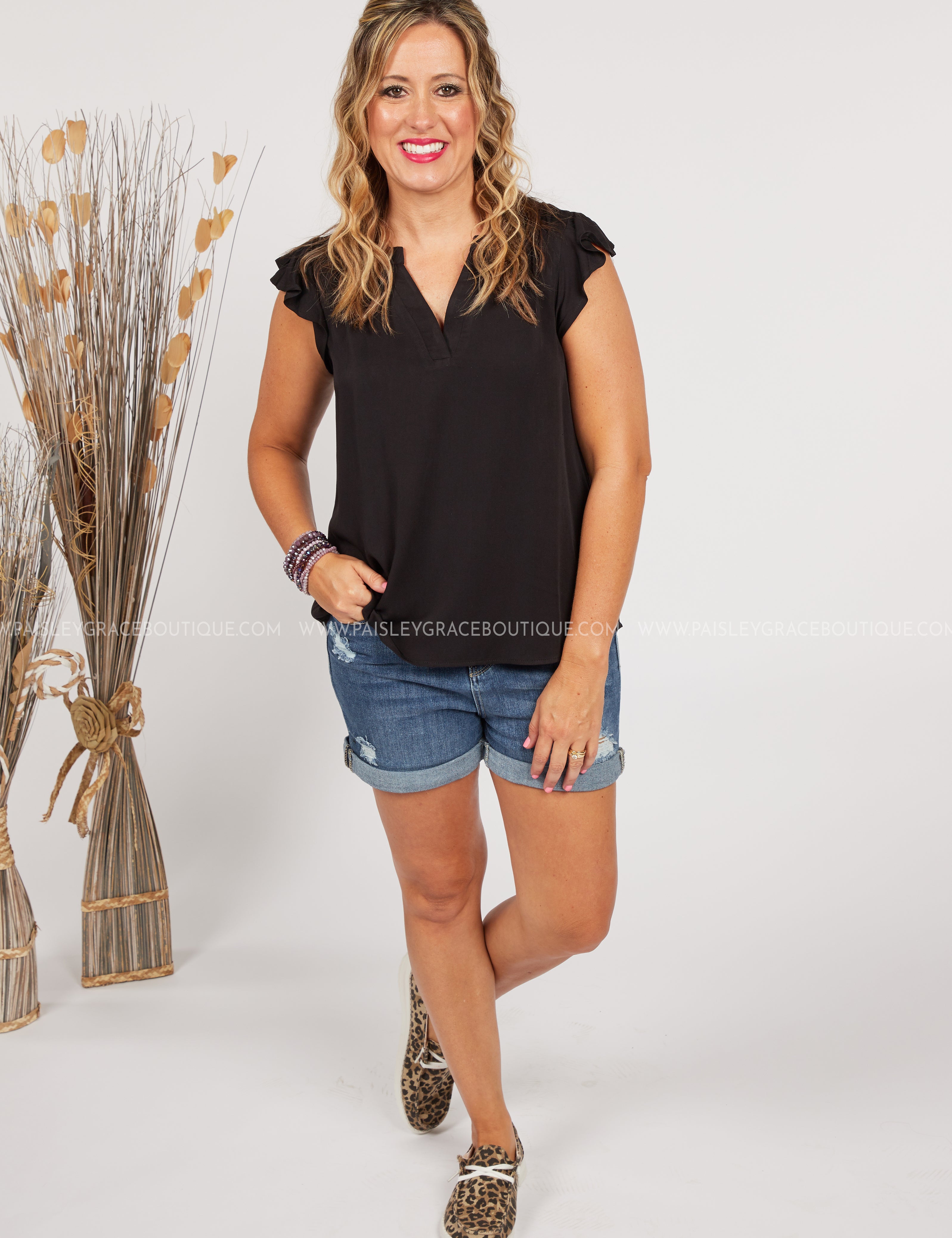 Preston Top- BLACK* LAST ONES FINAL SALE *