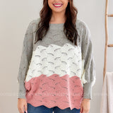 Sing It Out Loud Sweater - Grey/Pink* LAST ONES FINAL SALE *