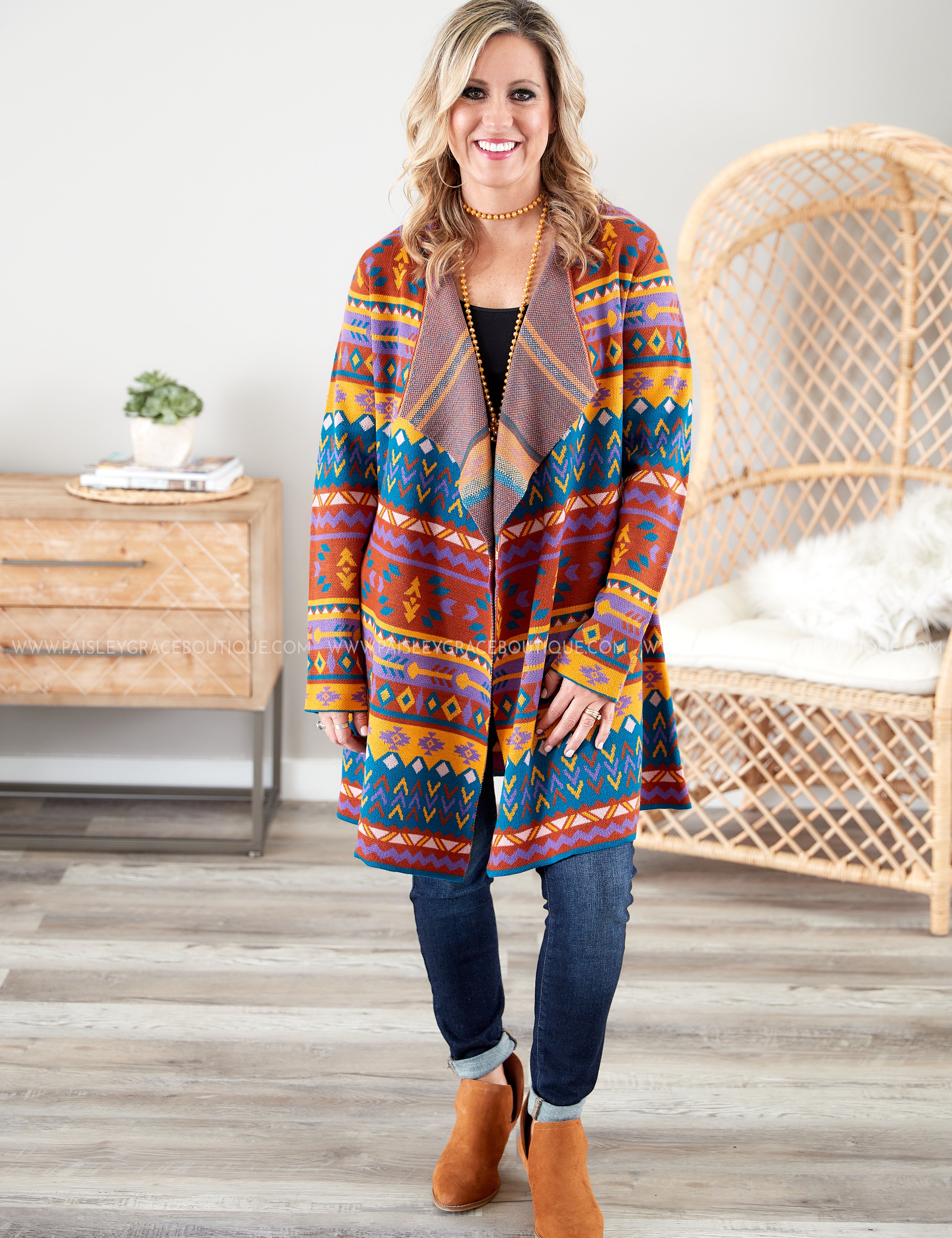 Mesa Sunsets Cardigan - LAST ONES FINAL SALE