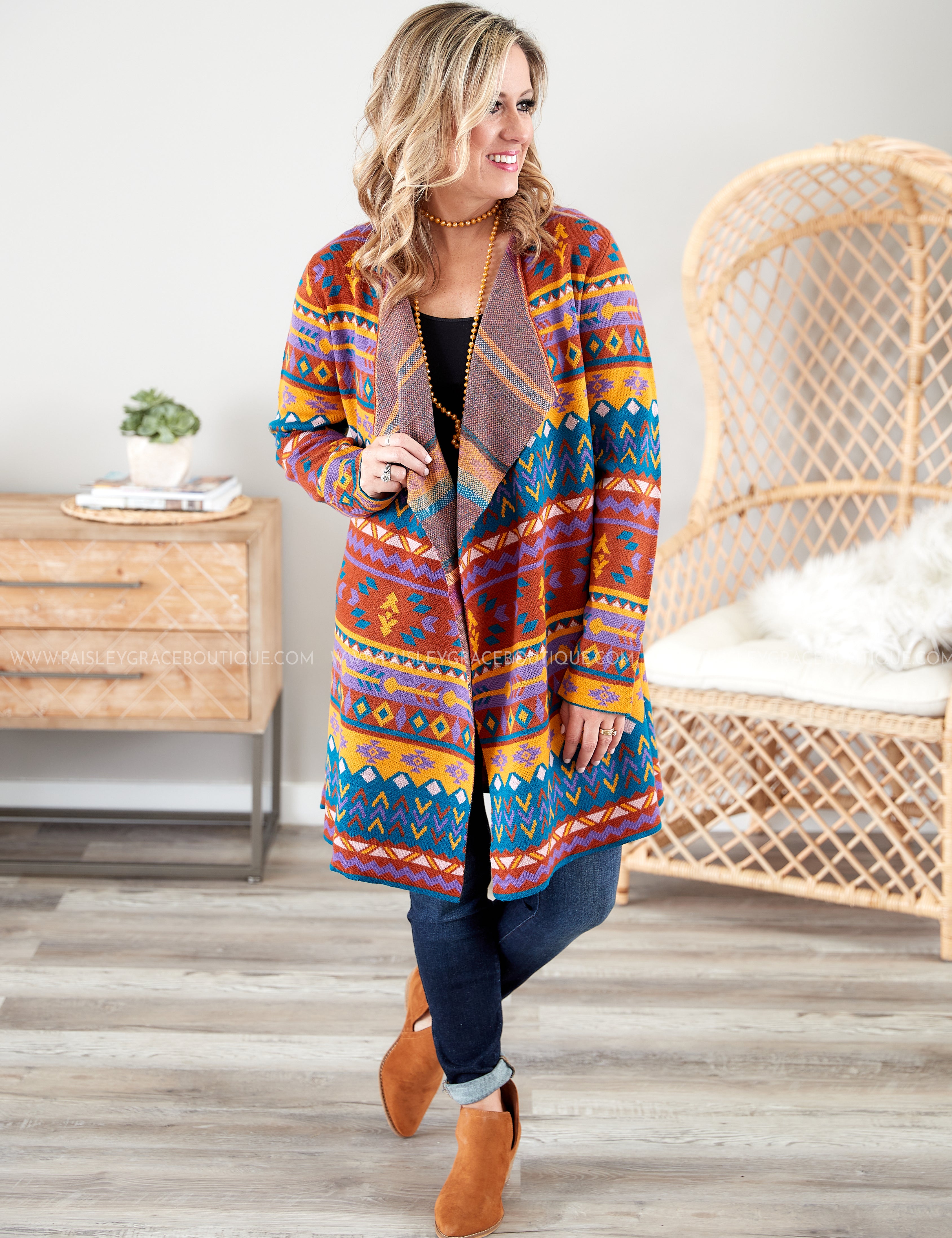 Mesa Sunsets Cardigan - LAST ONES FINAL SALE