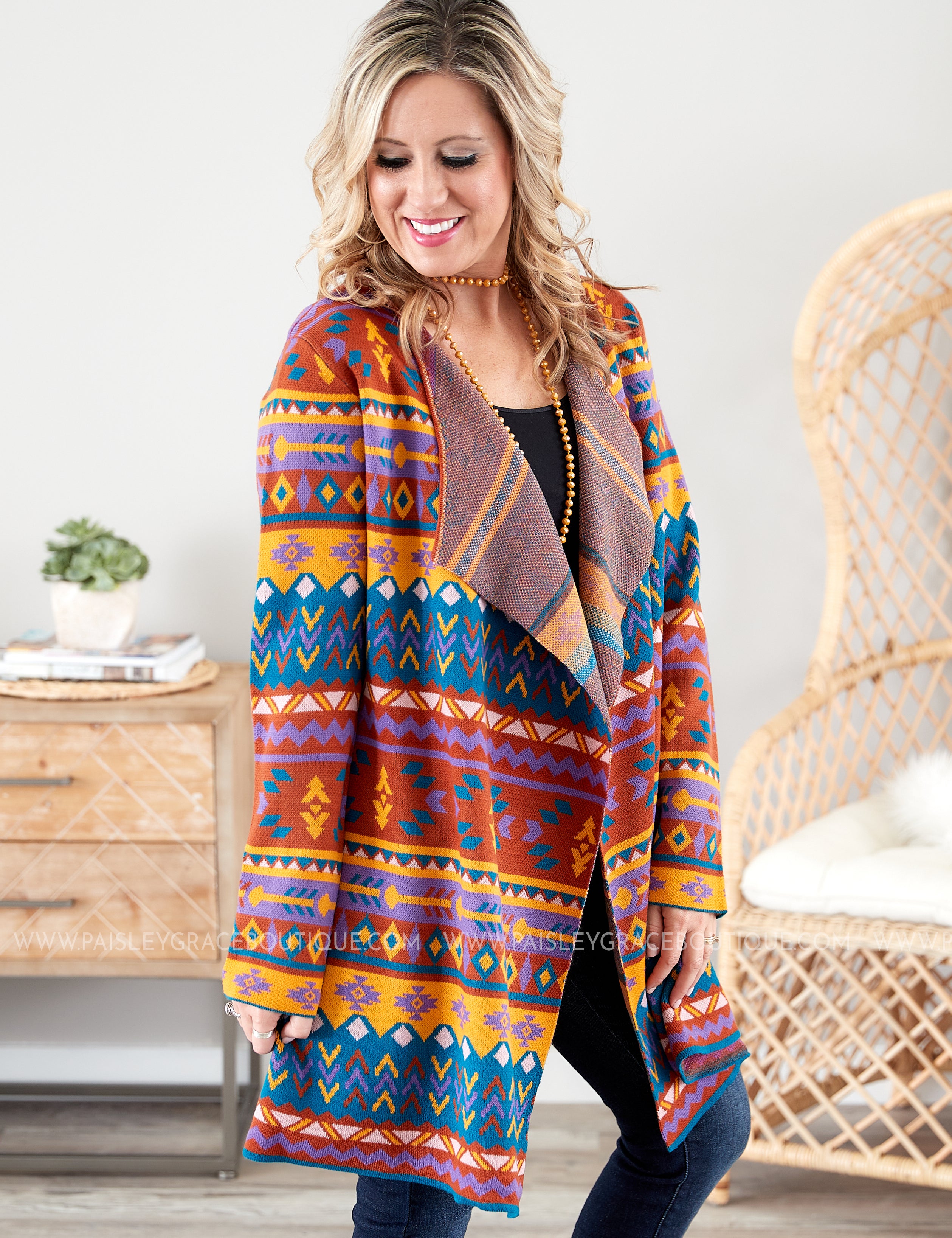 Mesa Sunsets Cardigan - LAST ONES FINAL SALE