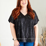 Shine Bright Sequin Top - LAST ONES FINAL SALE