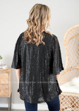 Load image into Gallery viewer, Timeless Love Sequin Kimono  - FINAL SALE
